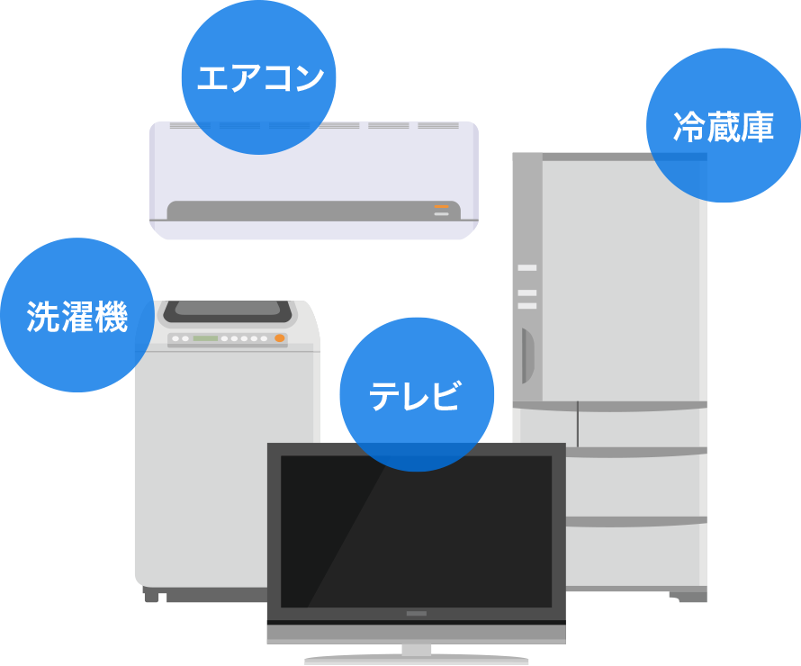 家電の回収・処分・買取いたします！